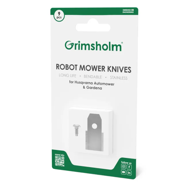 Hovedbilde Grimsholm kniver Husqvarna Automower 9 stk