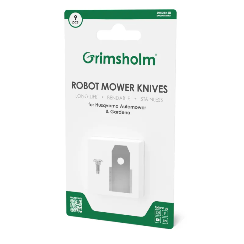 Grimsholm kniver Husqvarna Automower 9 stk