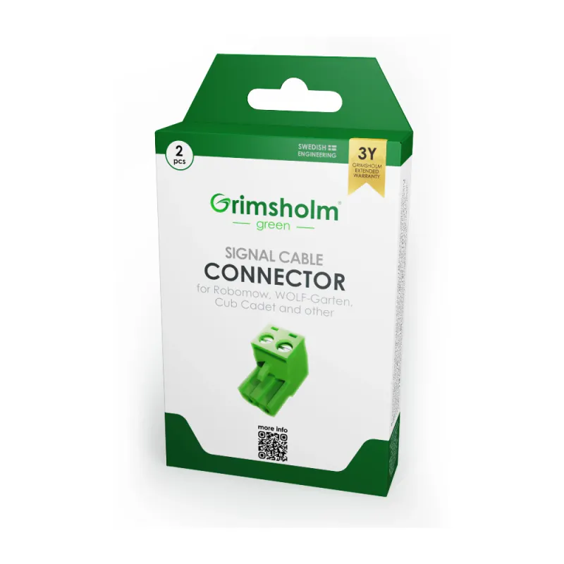 Grimsholm signalkabelkontakt til ladestasjon for Robomow 2 stk