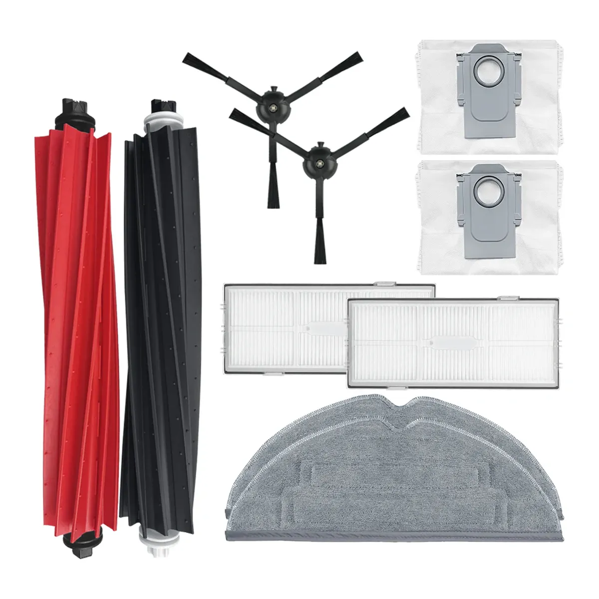 Roborock S8 Pro Ultra Vedlikeholdsett XL (Sort + ekstra mopper (verdi 189.-) kun)