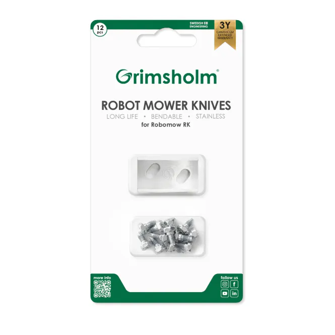 Hovedbilde Grimsholm kniver til Robomow RK 12 stk