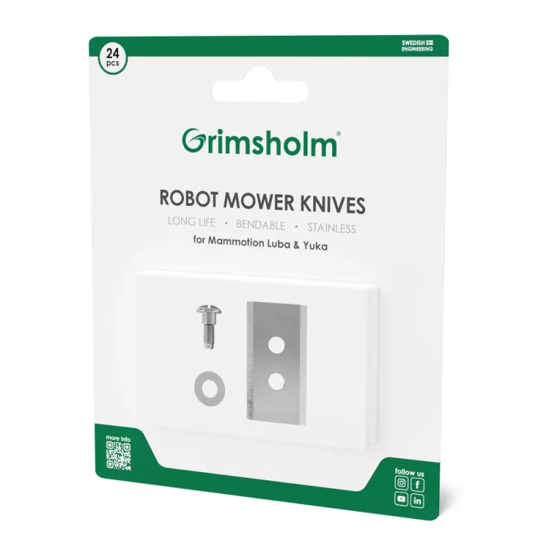 Grimsholm kniver til Mammation Luba og Yuka 24 deler